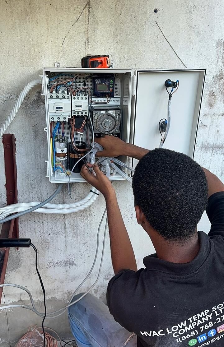 Wiring a control panel